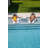 Tenjam Shayz In-Pool Lounge Chairs - White - No Riser (Up to 5" Water Depth)