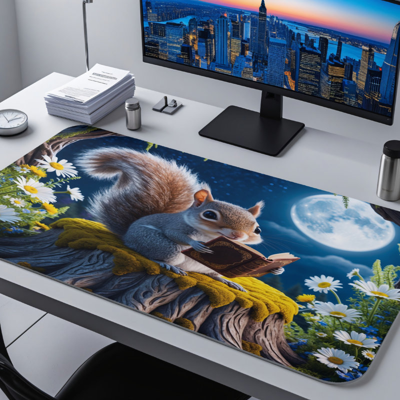 Polyester Desk Pad, 31.5x15.5