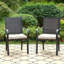Chaise de patio avec coussin Alyah