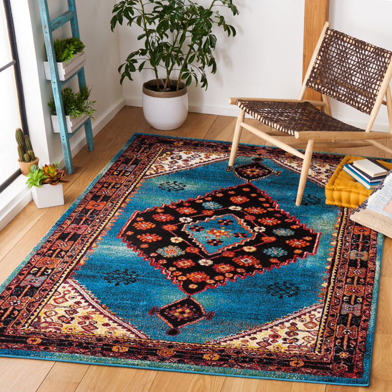Vintage Hamadan Performance Oriental Rug, Rectangle 5'3" x 7'6"