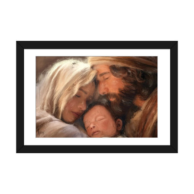 «The First Christmas» - reproduction d'art murale - papier d'art encadré