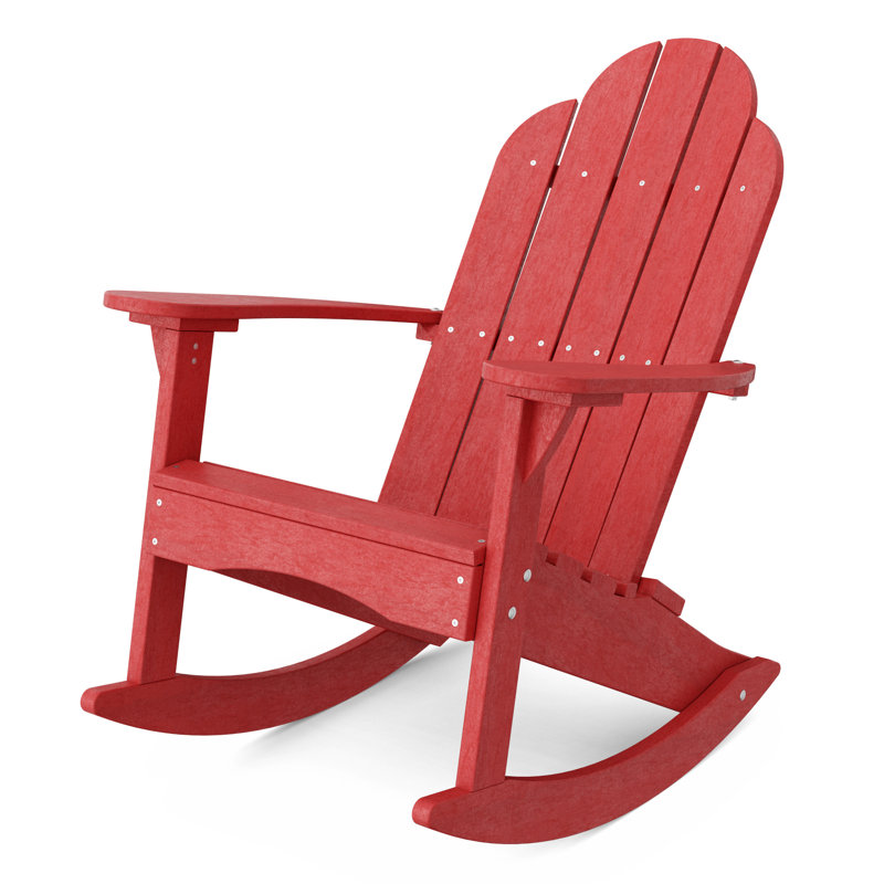 Chaise berçante classique Adirondack Cardinal - rouge, Rouge cardinal