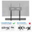 Support mural inclinable noir Mount-It pouvant supporter jusqu'à 33 lb