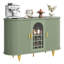 Armoire de bar à porte coulissante avec rangement, buffet de 55 po de large-133410531-133410534
