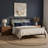 Rosabel Zeva Floating Queen Headboard Gray