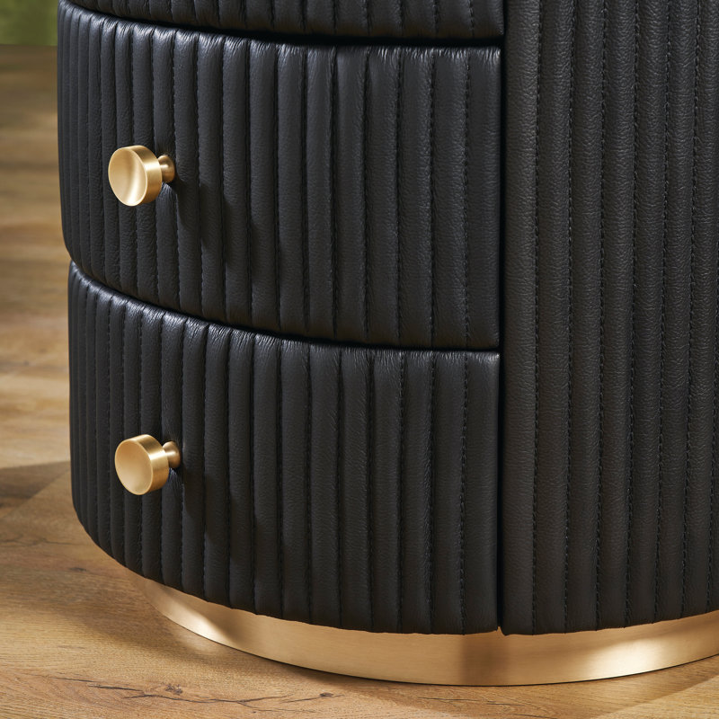Table d'appoint Stanford, Noir, noir, noir, noir