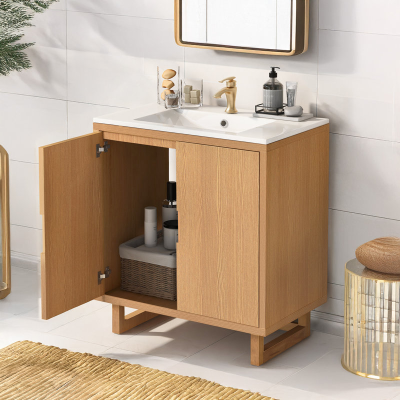Ensemble de meuble-lavabo avec lavabo 30 po, Burlywood