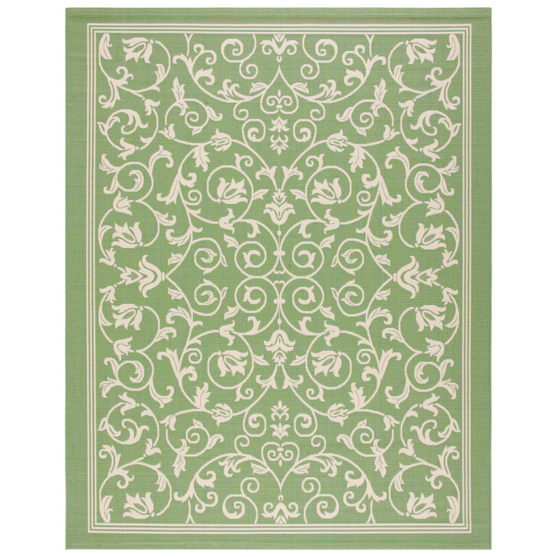 Galena Performance Floral Indoor/Outdoor Area Rug, Rectangle 9' x 12'