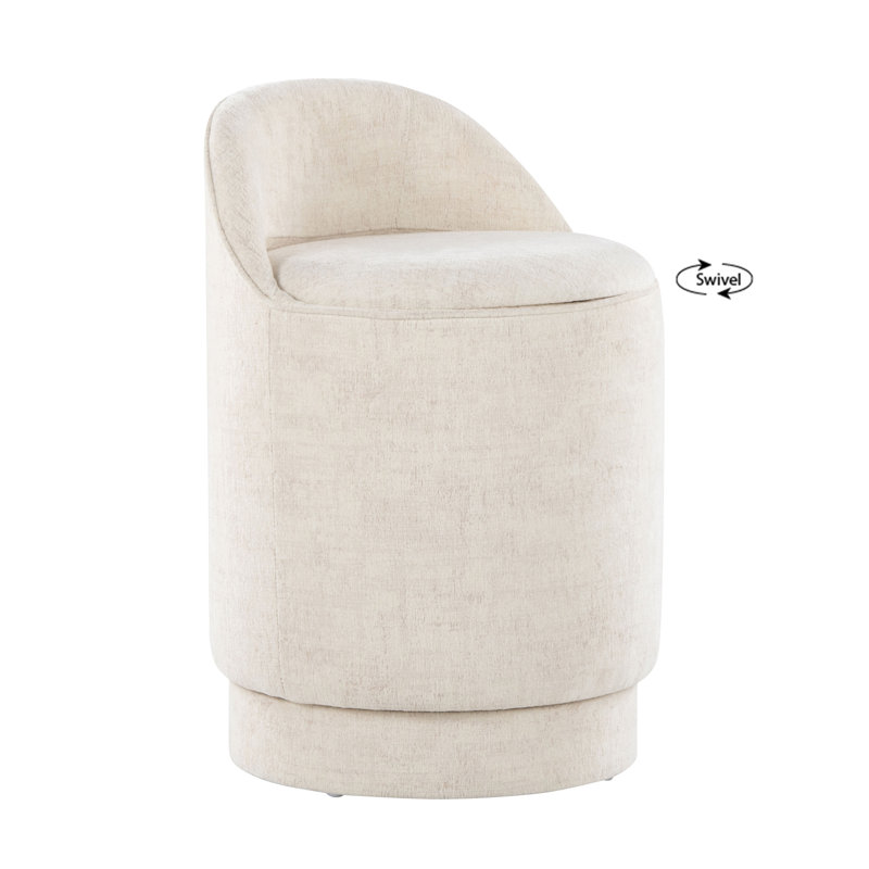 Tabouret de meuble-lavabo 18 po, White