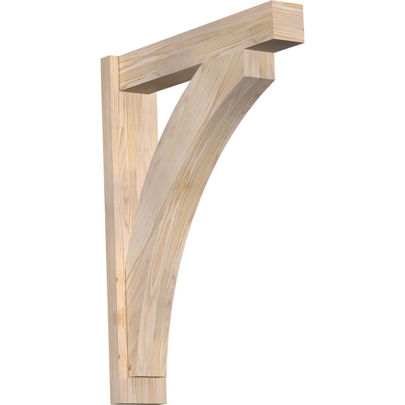Bloc de bois rustique Thorton, Sapin Douglas de 8 po (sciage brut), P 26 po x H 34 po