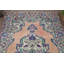 Tapis géométrique beige en laine de style bohémien 53,5 x 92,5 pouces