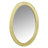 Luxury Makeup Vanity Desk With Oval Mirror, 3 Drawers And Intricate Carvings-1705725513