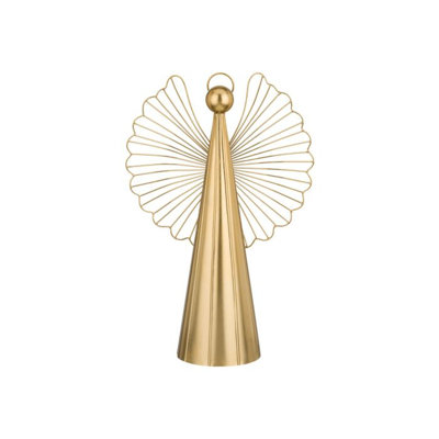 Figurine standard ange en métal