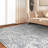 Ouzts Floral Oyster Slate Blue Performance Area Rug-19167525