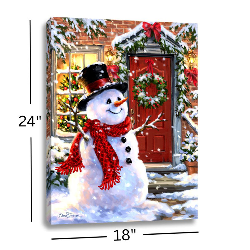 «Snow Place Like Home» 18 x 24, impression DEL ColorChange entièrement illuminée