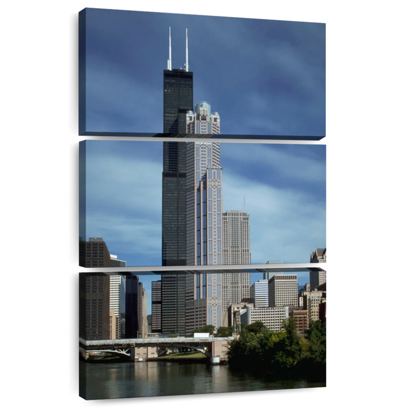 Masam Sears Tower Now Willis Tower, 32" H x 20" W