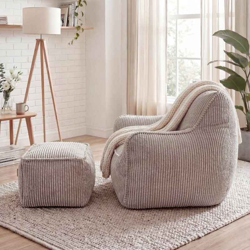 Corduroy Bean Bag Set