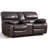 77'' Wide Upholstered Faux Leather Manual Reclining Loveseat With Center Console And Cup Holders-54096305