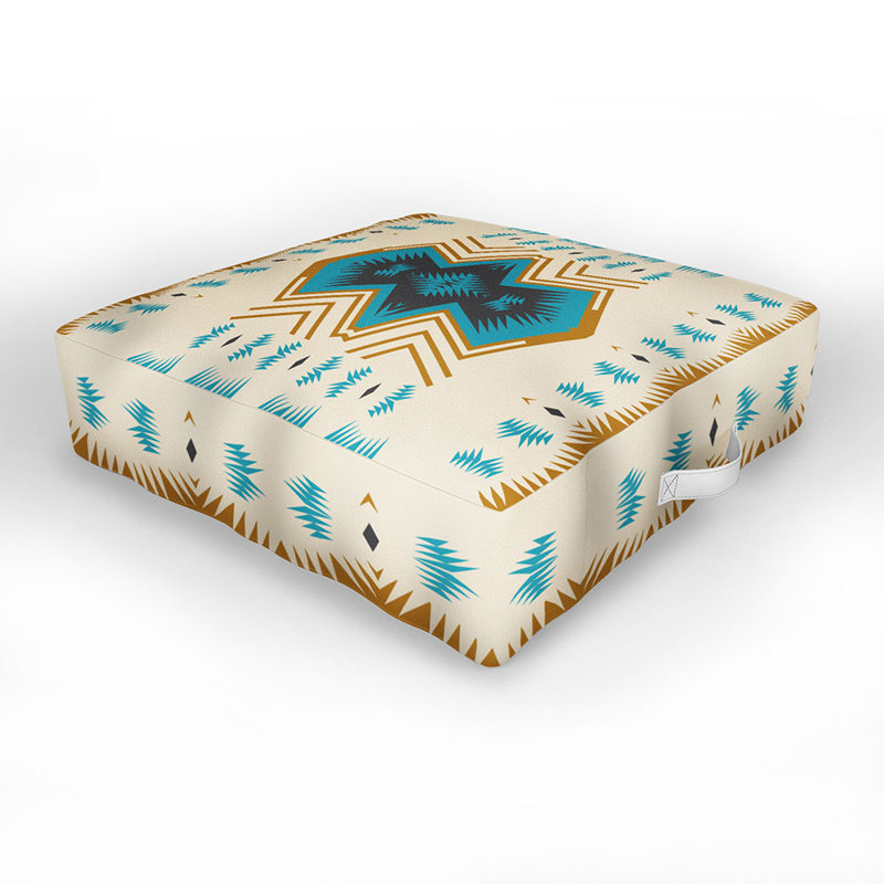 Indoor / Outdoor Oriental Floor Pillow