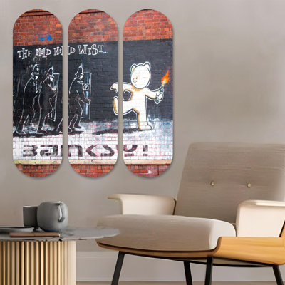 Stunning Decorative MDF Painting Set (3 Pieces), UV Printed, 27.6 x 27.6 inches Total | 100% MDF, Thickness: 0.3 inches | Perfect for Living Room, Bedroom, or Office Decor | Eye-Catching Wall Art