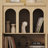 Burly 72.8" Tall Wood Arched Bookcase With Adjustable Shelves & Led Lights, Display Bookshelf With Glass Doors & Cabinet-695129572