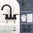 Centerset 2-handle Bathroom Faucet with Drain Assembly-89358579