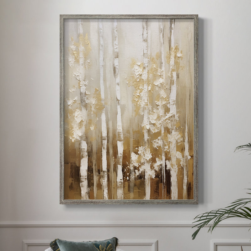 ABSTRACT Series CMLIX, reproduction encadrée - bois massif, H 15 po x l 12 po