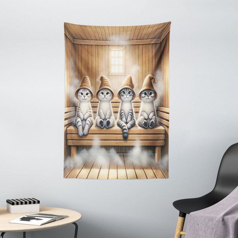 Tapisserie en polyester, H 60 po x l 40 po