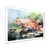 White Single Picture Framed