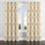 Rideaux de fenêtre Modern - jaune Boho Sun Glow avec œillets - 1 panneau-1245024751-1245024750
