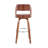 Leovanis Swivel Faux Leather Counter & Bar Stool with Wooden Legs and Metal Footrest-88783417-88686077-88686074