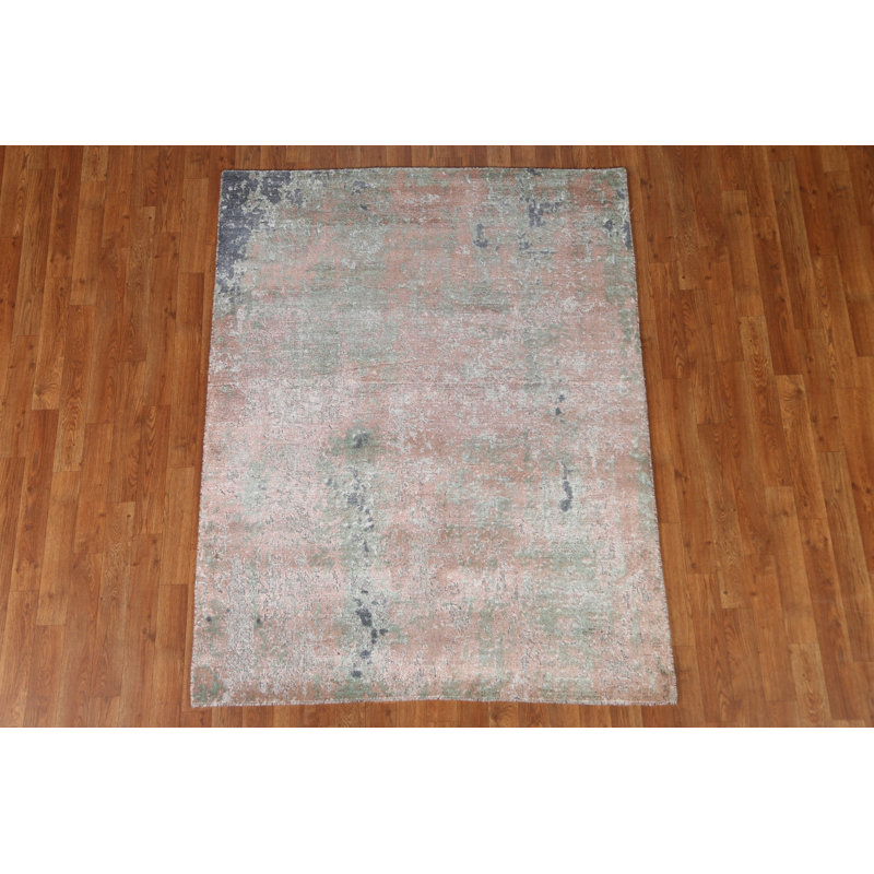 Tapis abstrait délavé 4 x 6