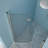 34"W X 72"H Fold Frameless Shower Door With Tempered Glass, 1/4 Inch (6 Mm), Chrome