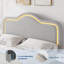 Grand cadre de lit tapissier à DEL avec tête de lit et pied de lit réglables en velours pour lit princesse pour enfants et filles-1016951839-1016951835