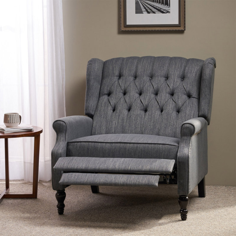 Fauteuil inclinable à un et demi siège, Gris anthracite