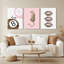 Pink Leopard Wall Art Decor Cheetah Trendy Poster Preppy Aesthetic Canvas Room Decor Pictures Coquette Y2k Wall Art 8 Ball Prints Pink Fashion Bow Artwork Bedroom 16X24x3 Inch Wrapped Canvas