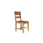 Ensemble de salle à manger 7 pièces en bois massif avec chaises à dossier échelle et table Live Edge-1153321793-1153321794-1153321798