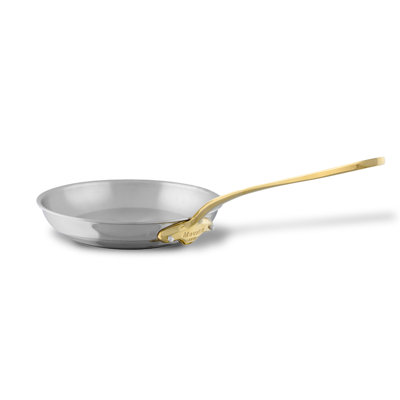 Mauviel M'cook B Frying Pan With Brass Handle