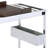 Myersville Rectangular Bar Cart in Chrome
