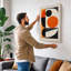 Harmony Geometric - Wrapped Canvas-131761474-131761484