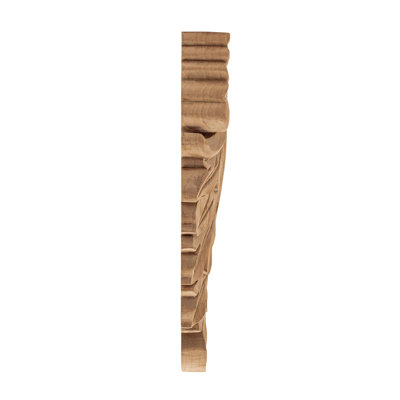 5-7/8 in x 2-1/2 in x 7/8 in Unfinished Wood Onlay Wood Applique