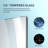56" - 60" W X 76" H Frameless Soft-Closing Single Sliding Shower Door, 1/4" (6Mm) Tempered Glass With Explosion-Proof Coating Via Express Delivery-114613455