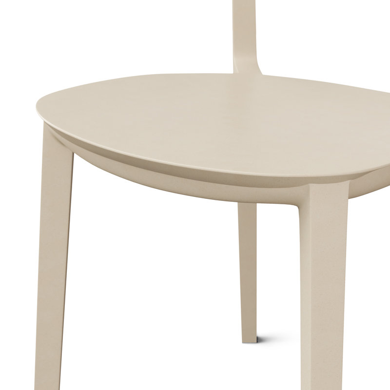 Metro Spencer Eco-Friendly Outdoor Stacking Chair - Set of 4, Beige