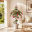 Artificial Bougainvillea Tree in Pot, Faux Flowering Plant Indoor Outdoor-1293101063