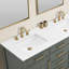 Meuble-lavabo double 60 po Wenniah-82278128