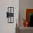 Gulzhan 16''H Dimmable LED Black Iron Flush Mounted Sconce