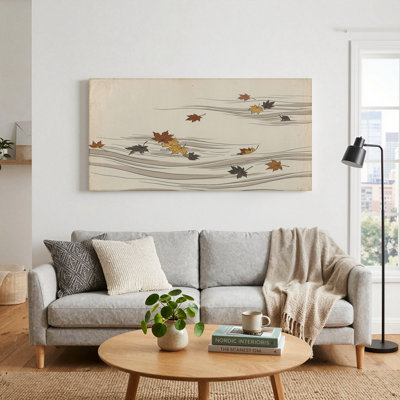 Ensemble de 1 tableau sur toile « Feuilles d'automne »