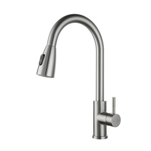 Single Handle Pull Down Sprayer Kitchen Faucet