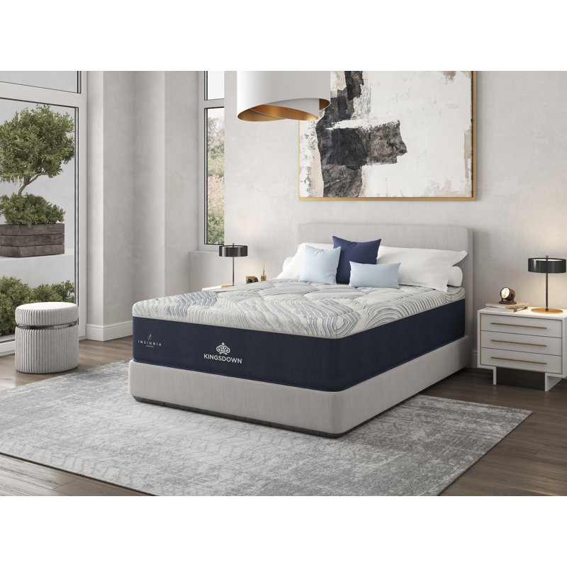 Kingsdown Insignia Cool Duet Plush 15" Scroll Quilt Top Queen Hybrid Mattress, Queen