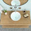 Lavabo vasque en céramique blanc pour salle de bain 13 X 13 pouces - moderne, teint, choix polyvalent, divers emplacements